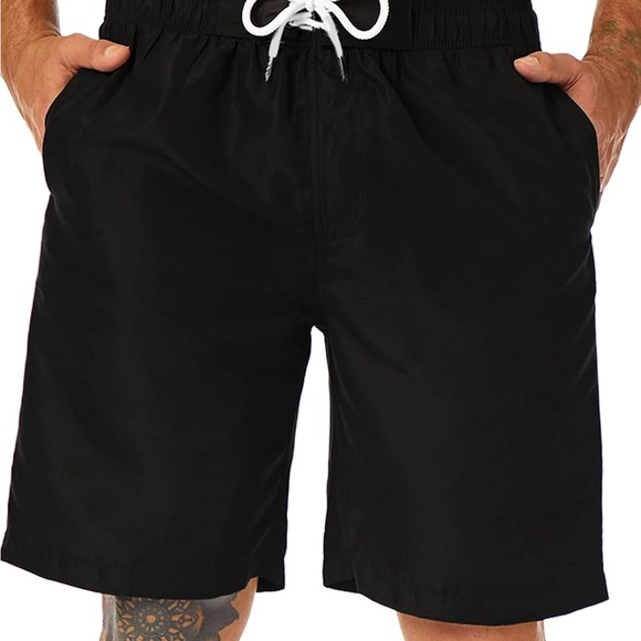 Kailua Surf Men’s Black Swim Trunk, Size 3X - Picture 1 of 11